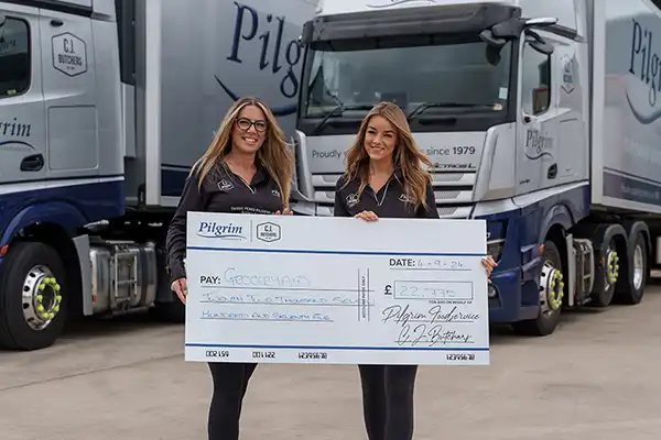Pilgrim-age raises Over £22,000 for GroceryAid